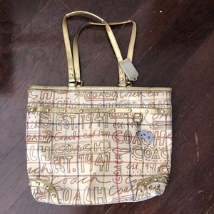 Adorable coach tote